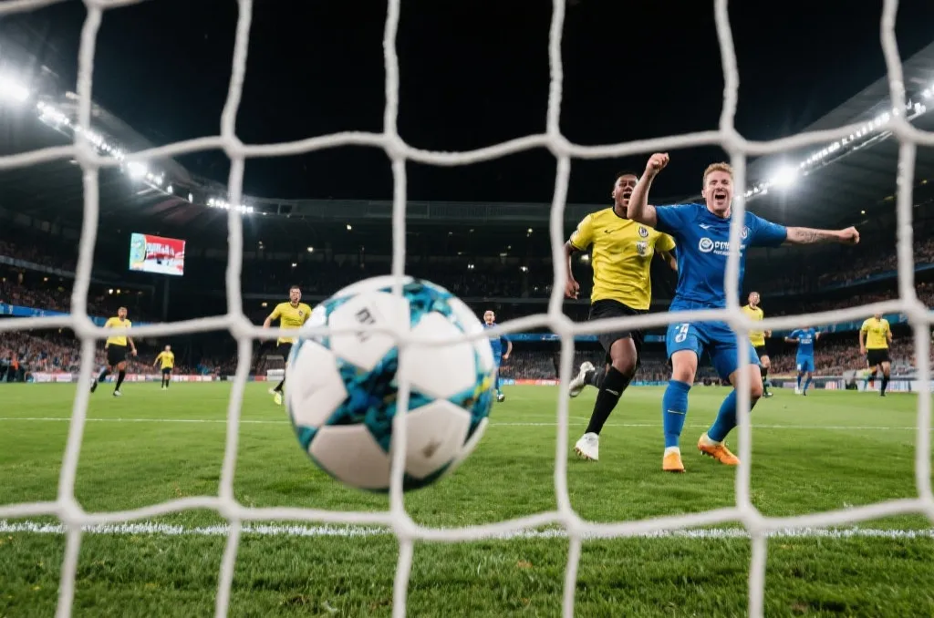 世界杯淘汰赛关键进球瞬间与球员庆祝